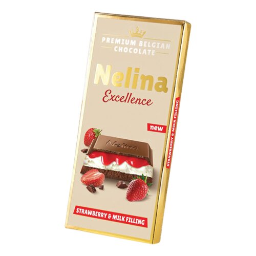 Nepoznato Mlečna čokolada NELINA excellence jagoda 85g Cene