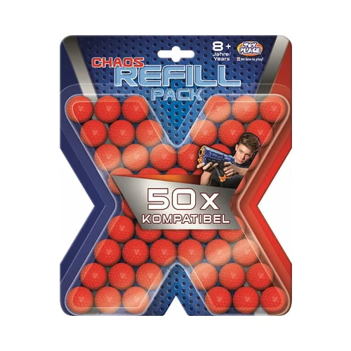 Toy Place Žogice za dodatno polnjenje Ball Blaster Refill, 50 žogic