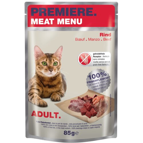 Premiere Cat Meat Menu Adult govedina 85 g vrećica Cijene