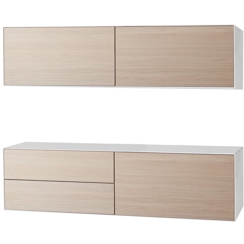 Hammel Furniture niska komoda u dekoru hrasta u kompletu od 2 kom 180x46 cm Edge by Hammel Cijene