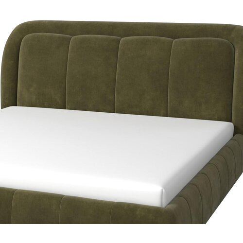 Bessagi Home Oblazinjena Postelja Anton, Olivno Zelena, 180x200 Slike