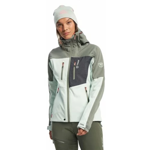 Tenson TOURING SOFTSHELL W Ženska skijaška alpska jakna, svijetlo zelena, veličina