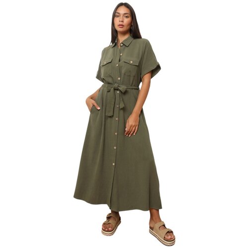 La Modeuse Dolge obleke 74231_P175658 Kaki Slike