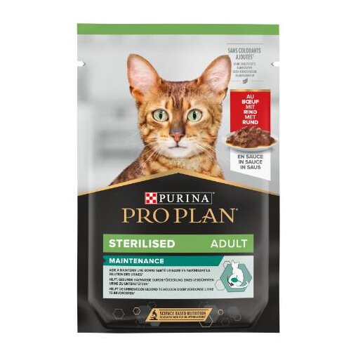 Pro Plan sterilised beef 85g Slike