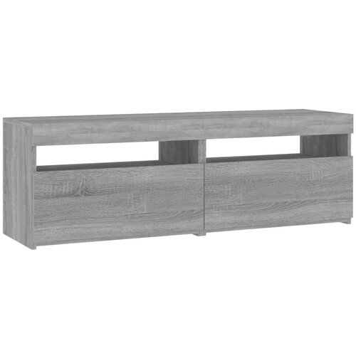 vidaXL TV omarica 2 kosa z LED lučkami siva sonoma 60x35x40 cm, (20733719) Cene
