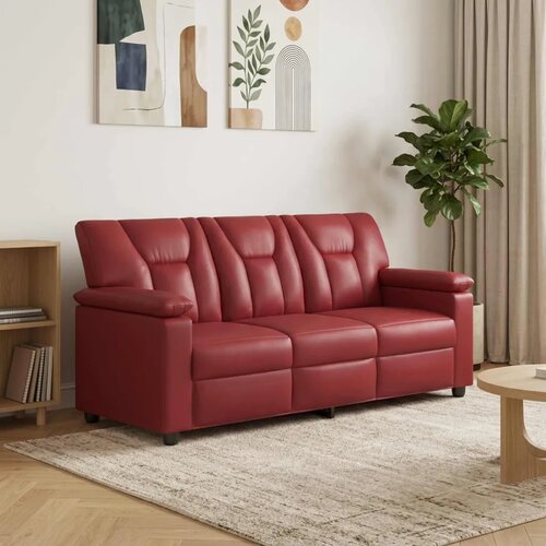SOFA Vinska crvena 191 x 85 x 93 cm Umjetna koža - boja crnog vina 160 cm Cijene