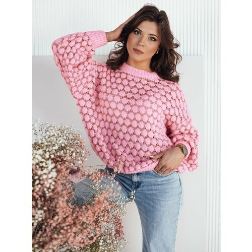 DStreet Women's oversize sweater BUGGER pink Cene