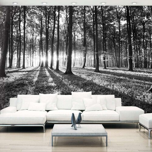  Samoljepljiva foto tapeta - Grey Wilderness 392x280 Cene