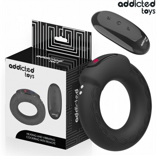 Addicted Toys Cock VIBRACIJSKI EREKCIJSKI OBROČEK Addicted Toys Heating Remote Control Cene