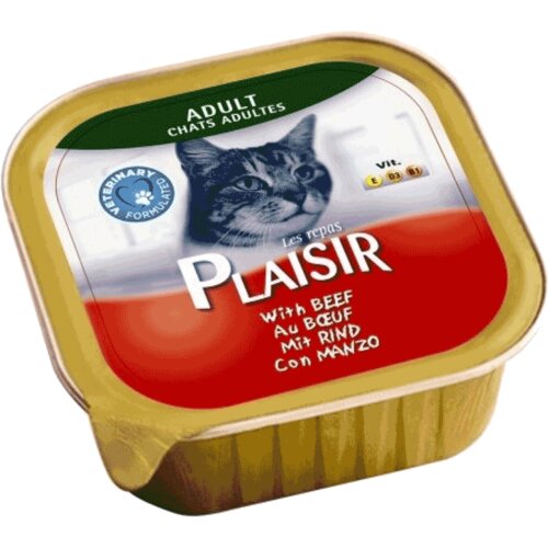 Plaisir Pašteta Za Mačke Govedina, 100 g Cene