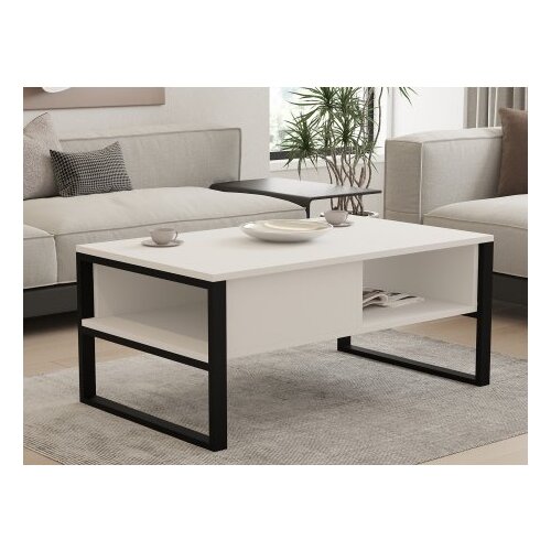 HANNAH HOME Club sto Devon 100x60x44cm Bijeli Slike
