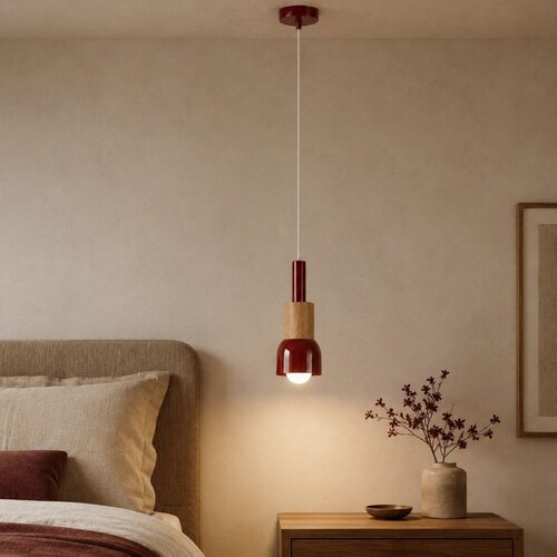 Opviq luster Elwood 20801-B, 1 × E27, bordo Cene