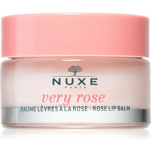 Nuxe very rose naravni balzam za ustnice z oljem vrtnice 15 g