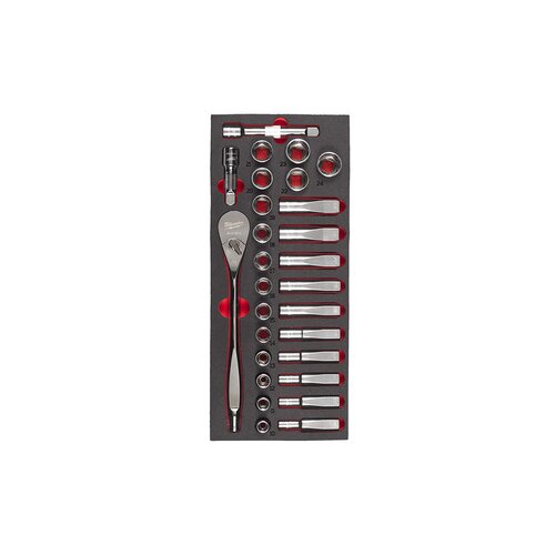 Milwaukee set nasadnih ključeva 1/2&amp;quot; 28/1 u penastom modulu 4932479826 Slike