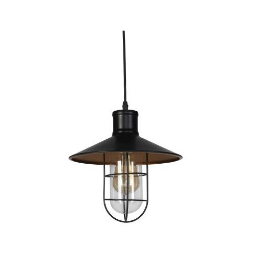 Ferotehna viseča svetilka attic (60 w, premer: 27 cm, vi&amp;scaron;ina: 130 cm, E27, črna) Slike
