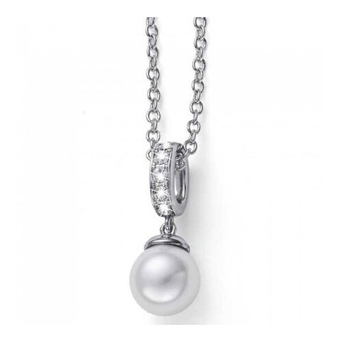  Ženski oliver weber alegra simple crystal lanČiĆ sa swarovski belom perlom i kristalima ( 12126 ) Slike