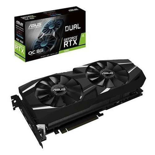Asus GeForce DUAL RTX2080 Overclocked Edition DUAL-RTX2080-O8G 8GB GDDR6 256bit grafička kartica Slike
