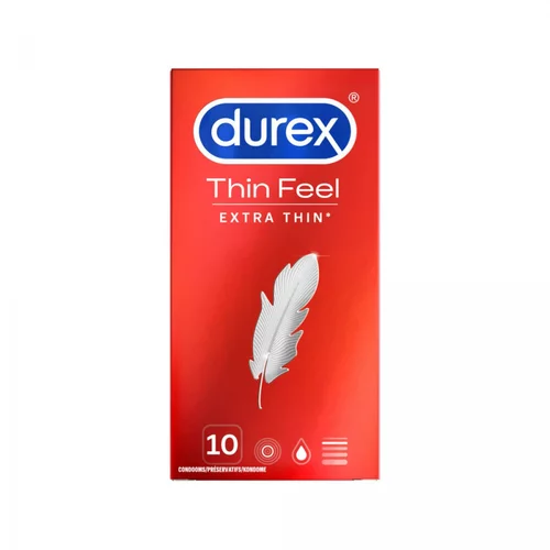 Durex Kondomi Thin Feel Extra Thin, 10 kom