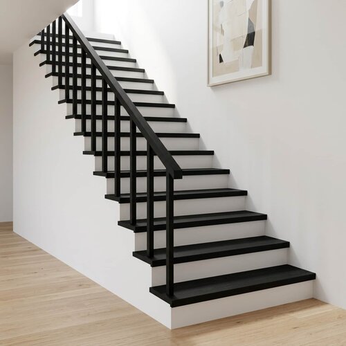 Step treads 12 kom. 110 x 25 x 2 cm Crna Čvrsto drvo bukve Cene