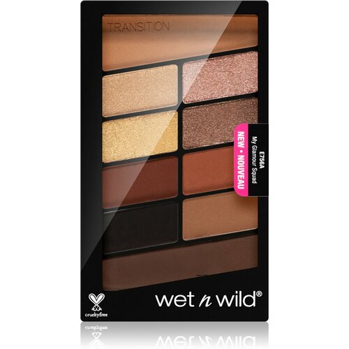 Wet N Wild coloricon Paleta senki za oči, 10 boja, E756A My glamour quad, 8.5 g Cene