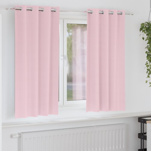  Zavjese 2 pcs Bebe ružičasta 175 x 140 cm Poliester Slike