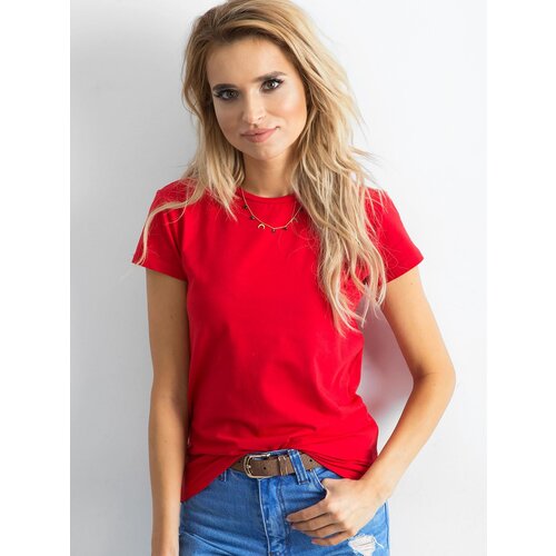BASIC Feel Good T-shirt-RV-TS-4623.86-red Cene