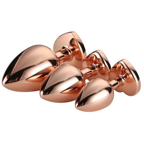 DREAMTOYS Gleaming Love - dear anal cone dildo set - rosegold (3 dijela) Cijene
