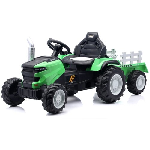  Dečiji traktor sa prikolicom i daljinskim zeleni Slike