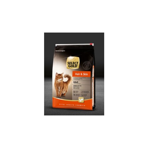 Select Gold sg cat adult hair&skin živina i losos 400 g Slike