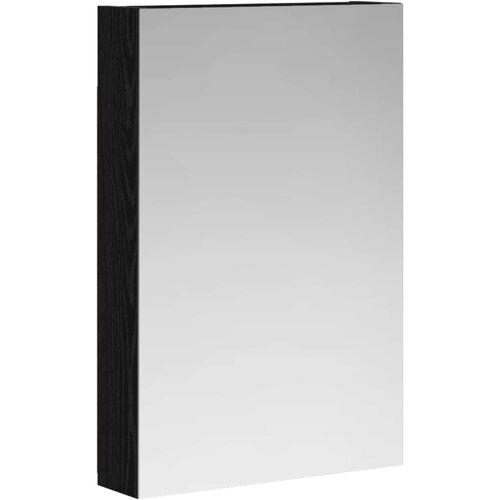  Kupaonski ormar s ogledalom Crni hrast 40 x 10,5 x 60,5 cm Slike