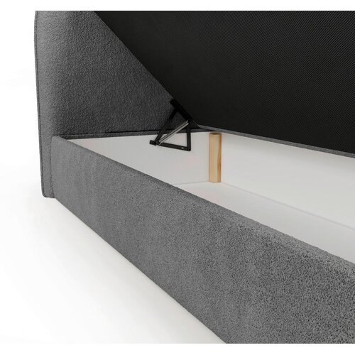 Chameo POSTELJA Z VZMETNICO 200 cm x 200 cm , tekstil temno siva Slike