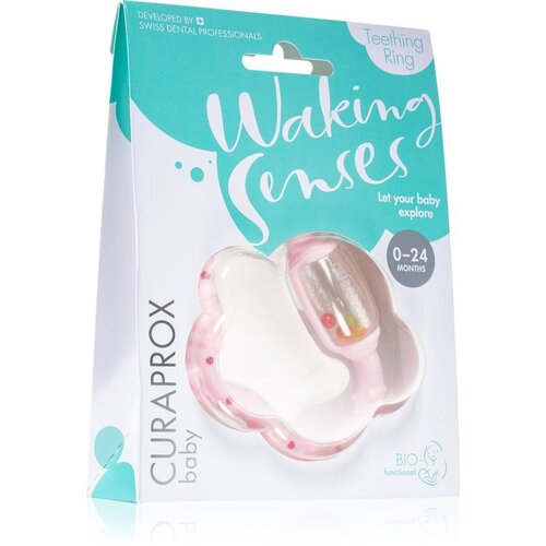 Curaprox Baby Waking Senses prsten za žvakanje s masažnom zubnom četkicom i zvečkom Cijene