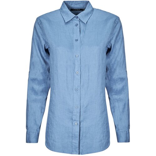 Polo Ralph Lauren KARRIE-LONG SLEEVE-SHIRT Plava Slike