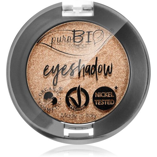 puroBIO cosmetics Compact senčilo za veke - 01 Šampanjec (svetlikajoče) Cene