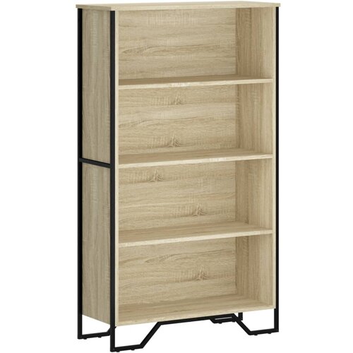Maison Chic Knjižna omara - Knjižni regal sonoma hrast 80x31x137,5 cm inženirski les, (21726231) Cene