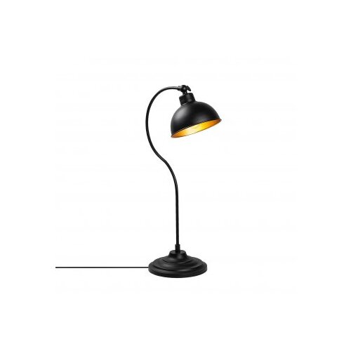 Opviq Stona lampa E27 Grlo, Crno-zlatna Slike