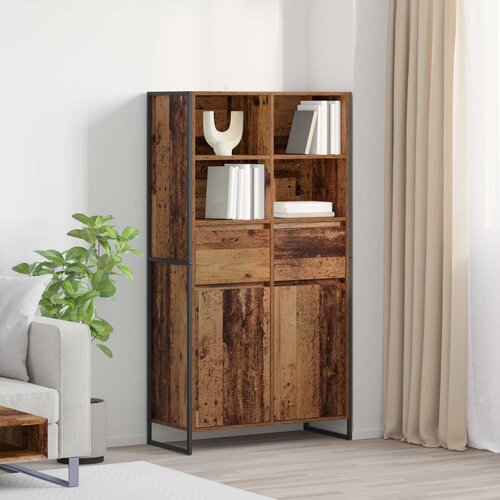  Kreveta 2 pcs Staro drvo 81 x 36 x 150.5 cm Konstruirano drvo Cijene