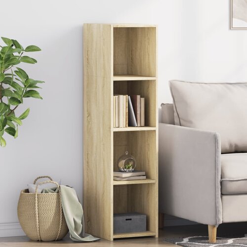 vidaXL Visoka omara sonoma hrast 30x41x124 cm inženirski les Cene