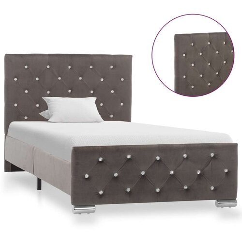  Za krevet od tkanine sivi 90 x 200 cm Slike