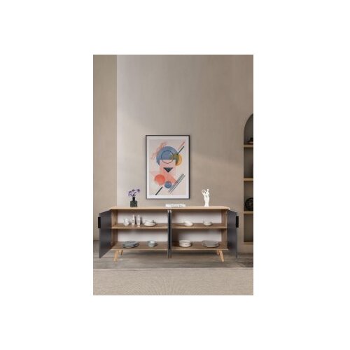 Hanah home komoda s ladicama, antracit Cijene