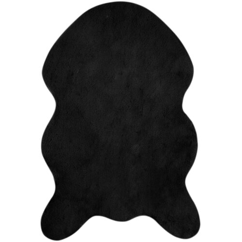 vidaXL Umetno zajčje preproga Olite Črna 60 x 90 cm Poliester, (5000112143) Cene