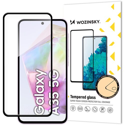 Wozinsky 9H kaljeno steklo za zaslon Samsung Galaxy A35 s črnim okvirjem, (21533862) Cene