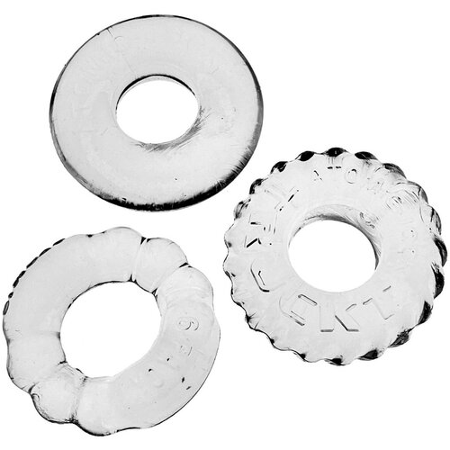 Oxballs bonemaker 3-Pack cockring kit clear Cene
