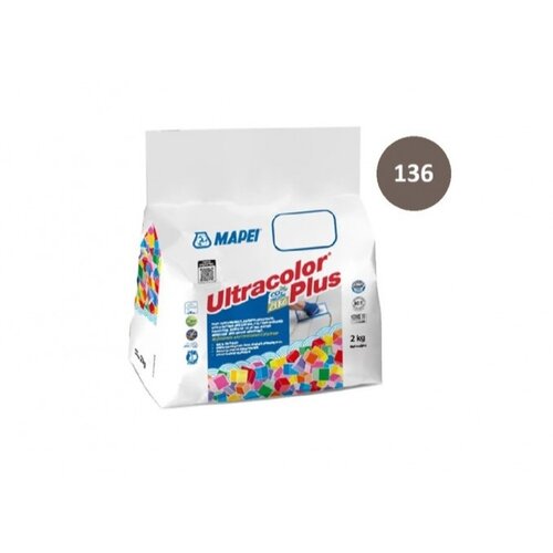 MAPEI Fugirna masa Mapei Ultracolor Plus 136, antracitno rjava (2 kg) Cene
