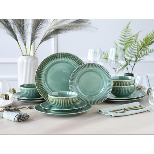Creatable Jedilni Servis Celadon Green, 12-Delni Slike