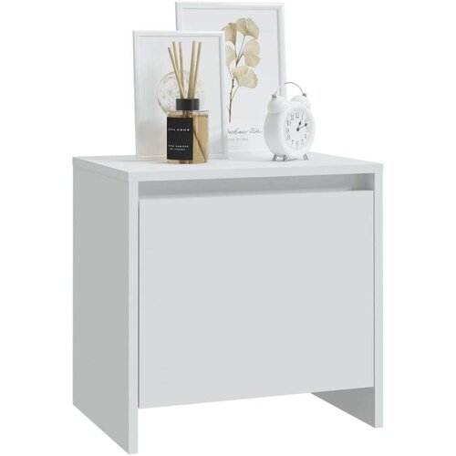 VidaXL noćni ormarići 2 kom bijeli 45 x 34 x 44,5 cm od iverice Slike