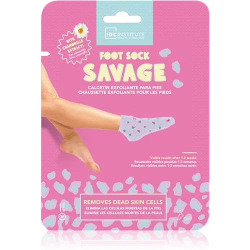 IDC INSTITUTE Foot Sock Savage vlažilna maska za noge 1 kos