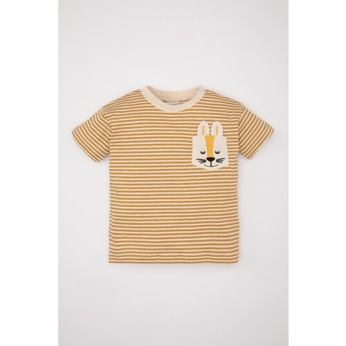 Defacto Baby Boy Striped Short Sleeve T-Shirt Cene