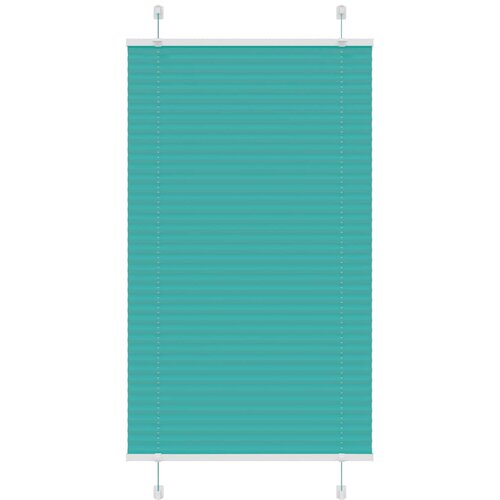 vidaXL Plisirana žaluzija petrolejno zelena 80x150 cm, širina blaga 79,4 cm, poliester, (5000297690) Cene