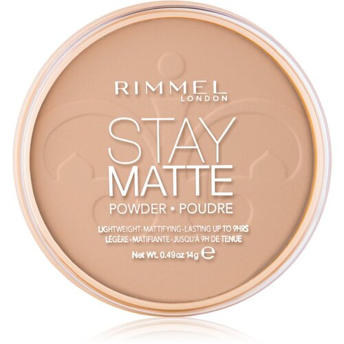 Rimmel London Stay Matte dolgoobstojen kompakten puder 14 g odtenek 008 Cashmere Cene